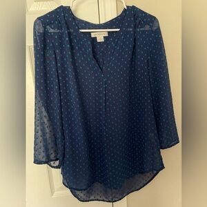 Blue Liz Claiborne Shirt